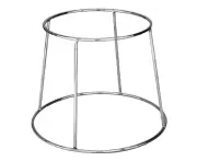 Platter Stand Chrome Plated - Silver