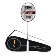 Li-Ning Turbo Charging Z Combat Carbon Fibre Unstrung Badminton Racquet With Cover - Intermediate - Dynamic Optimum Frame - Ultra Smasher - Maximum String Tension- 30lbs - Size: 85gm - Red-Black