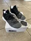 Under Armour Stephen Curry 5 White Black Silver Metallic Mens SZ 9.5