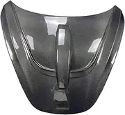 Real Carbon Fiber Car Front Engine Hood Vent Cover Compatible For Mclaren 540C 570S 570GT 600LT 2015 2016 2017 2018 2019(Single Layer Carbon)