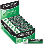 ChapStick Bulk Lip Balm Classic Spearmint 12-Pack – Cool & Refreshing Lip Moi...