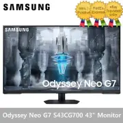 SAMSUNG Odyssey Neo G7 S43CG700 43" Quantum Mini LED 4K UHD 144Hz Gaming Monitor