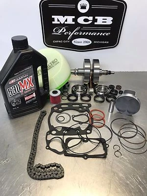 Suzuki LTZ 400 2008 Complete engine rebuild Crank Bearing piston oil filter etc