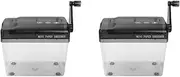 2X Mini Hand Shredder Portable Paper Shredder A6 Manual Shredder Documents Paper Cutting Tool Home Office Desktop