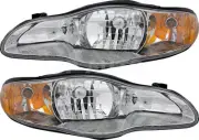 For 2000-2005 Chevrolet Monte Carlo Headlight Halogen Set Pair (for: Chevrolet)