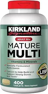 Kirkland Signature Mature Adults Multi Vitamins & Minerals 400 Tablets Each Pack Of 2