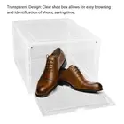 HG Shoe Storage Box Clear Acrylic W/Magnet Front Door Stackable Large Capacity