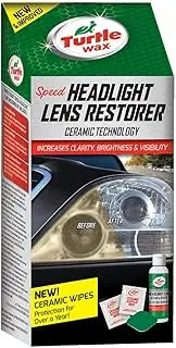 Turtle Wax 51768 Headlight Restorer Kit Headlamp Cleaning Restores Brightness Kit, (Old Version)