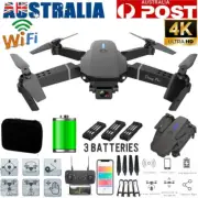 Newest Drone with 4K HD Dual Camera WiFi FPV Foldable Quadcopter +3 Battery AUS