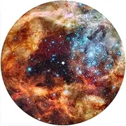 Slipmat Slip Mat Scratch Pad Felt for Any 12" LP DJ Vinyl Turntable Record Player Custom Graphical - Star Cluster 2