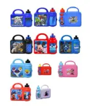 Combo Lunch Box MINNIE MICKY MOUSE/JURASSIC WORLD/FROZEN/SPIDERMAN CHOOSE U FAV.