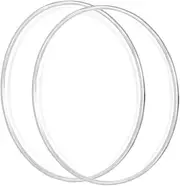 VINTORKY Drum Percussion Parts 2 Pack Drum Skin Replacement Drum Head for Percussion Drum Practice Kit