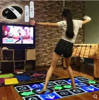 在飛比找樂天市場購物網優惠-瑜伽HDMI跳舞毯雙人無線體感跳舞機遊戲跑步毯電視電腦健身廣