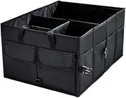ATATHXHQay Big Capacity Car Storage Box Car Trunk Organizer Super Durable Collapsible Cargo Storage Auto Interior Accessories