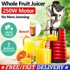 Electric Juicer Cold Press Fruit Juicer Masticating Juicer Extractor Low Noise