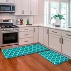 KMAT Kitchen Mat [2 PCS] 0.47inch Cushioned Anti-Fatigue Kitchen Rug, Waterpr...