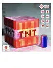 Minecraft Red TNT 9 Can Mini Fridge 6.7L x1 Door Ambient LED Lighting. New