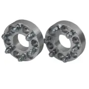 For Nissan Navara D40 38mm 12X1.25 2PCS 6 Stud 6x114.3 Aluminum Wheel Spacers (for: Nissan)