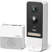 TP-Link Tapo Wireless Video Doorbell with Hub, 2K 5MP Color Night Vision, Up to 180 Days Battery, 2-Way Audio, Quick Response, Head-to-Foot View, Compatible with Alexa and Google