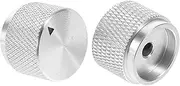 Vaguelly Sturdy Aluminum Potentiometer Knob Cap 20x15.5mm 4mm Inner Hole Bass Control Guitar Switch Knob Instrument Accessory Easy Installation