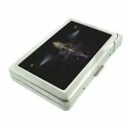 Portal Em1 Cigarette Case with Built in Lighter Metal Wallet