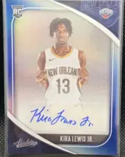 Kira Lewis Jr 2020-21 Absolute Memorabilia Variation RC Auto SP /49
