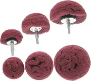 3pcs Abrasive Buffing Polishing Wheels for Drill and Scouring Pad for Efficient Grinding Tasks Home Workplace