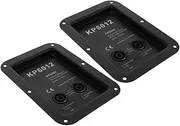 Totority 2 Pack Iron Speaker Terminal Plate Stage Box 612 Compatible Speaker Wire Connector for