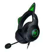 Razer Kraken Kitty V2 - Wired RGB Gaming Headset with Kitty Ears Black