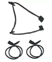 EVGA Cable Set, 2x SATA 6Gbps (18in.), 1x 4pin Molex to 3x SATA power (18in.)