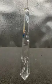 Huge! Schonbek Radiant Cut Crystal Icicle Finial 181mm 90569/181 K5 Cloudy Glass