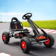 Rigo Kids Ride On Car Toys Pedal Go Kart Racing Bike Rubber Tyre Adjustable