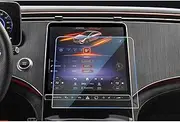[CDEFG] Compatible with Mercedes Benz EQE/S-Class W223 2021-2025 Navigation Protective Film Tempered Glass Screen Protector 12.8 Inch MBUX Scratch-Resistant GPS 9H Screen Protector Car Navigation Film