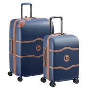 Delsey Chatelet Air 2.0 2 Piece Luggage Set – Navy Blue (Large)
