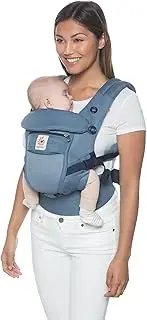 Ergobaby OMNI 360 Cool Air Mesh Ergonomic Baby Carrier All Carry Positions, Newborn to Toddler, Oxford Blue