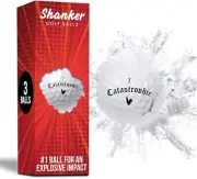 Prank Balls - Shatter on Impact - Funny Joke for Golfers (Sleeve of