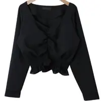在飛比找Coupang 酷澎優惠-女式 Omondor 基本款短款女式襯衫 cpbl5004k