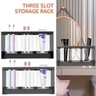 Toothbrush Holder with Tilt Tray 3 Compartment Tooth Brushing Organizer maa
