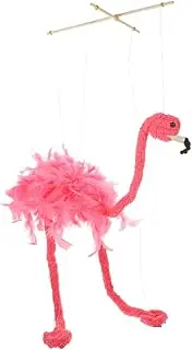 UPKOCH Marionette Flamingo Puppet Interactive String Animal Toy for Stage Shows Fun for Boys and Girls Family Gatherings Safe Craft for Creative Play for Parties