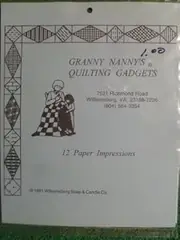 Granny Nanny's - Sherry's Triple Flower Cameo - 12 Paper Impressions