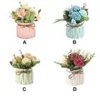 4Pcs Artificial Plant Replacement Desktop Fake Potting Pot Culture