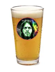David Gilmour (2025) - Rock and Roll - 16oz Pint Beer Mixing Glass Pub Barware