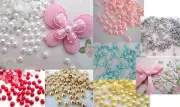 100 Half Pearl Flatback Pearly Embellishment/plastic/Craft/wedding B78-5mm-Color
