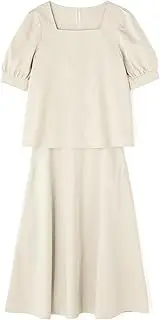 N.Natural Beauty Basic*(エヌナチュラルビューティーベーシック*) NNatural Beauty Basic Women's Standard Square Neck Hemp Set