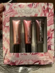 3 Pack / L’oreal Paris Infallible Paints Lip Levres (330-332-334) bundle