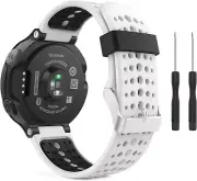 Watch Band Compatible with Garmin Forerunner 235, Soft Silicone Replacement Watc
