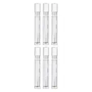 6 Pcs Empty Tube of Lip Gloss Clear Mini Refillable Tubes Lipstick