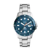 Fossil Blue Dive Three-Hand Date Stainless Steel Watch FS6050