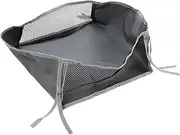 ARTSEWPLY Movable Under Seat Wheelchair Storage Bag Durable Organizer for Easy Access to Necessities Portable Folding Basket for Wheelchairs and Mobility Grey Color