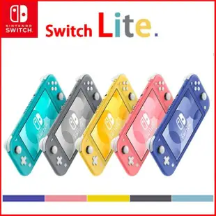 【Nintendo 任天堂】Switch Lite主機輕量版+精選遊戲一片(日規)